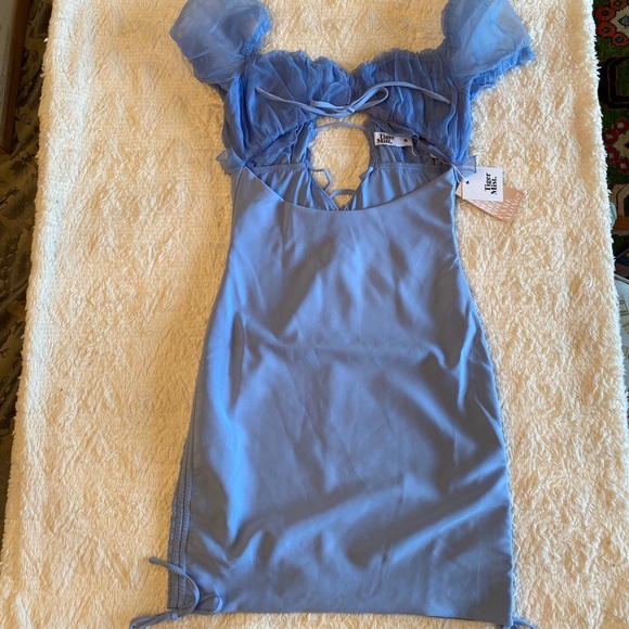 Tiger Mist Blue Jersey Dress - Picture 2 of 4